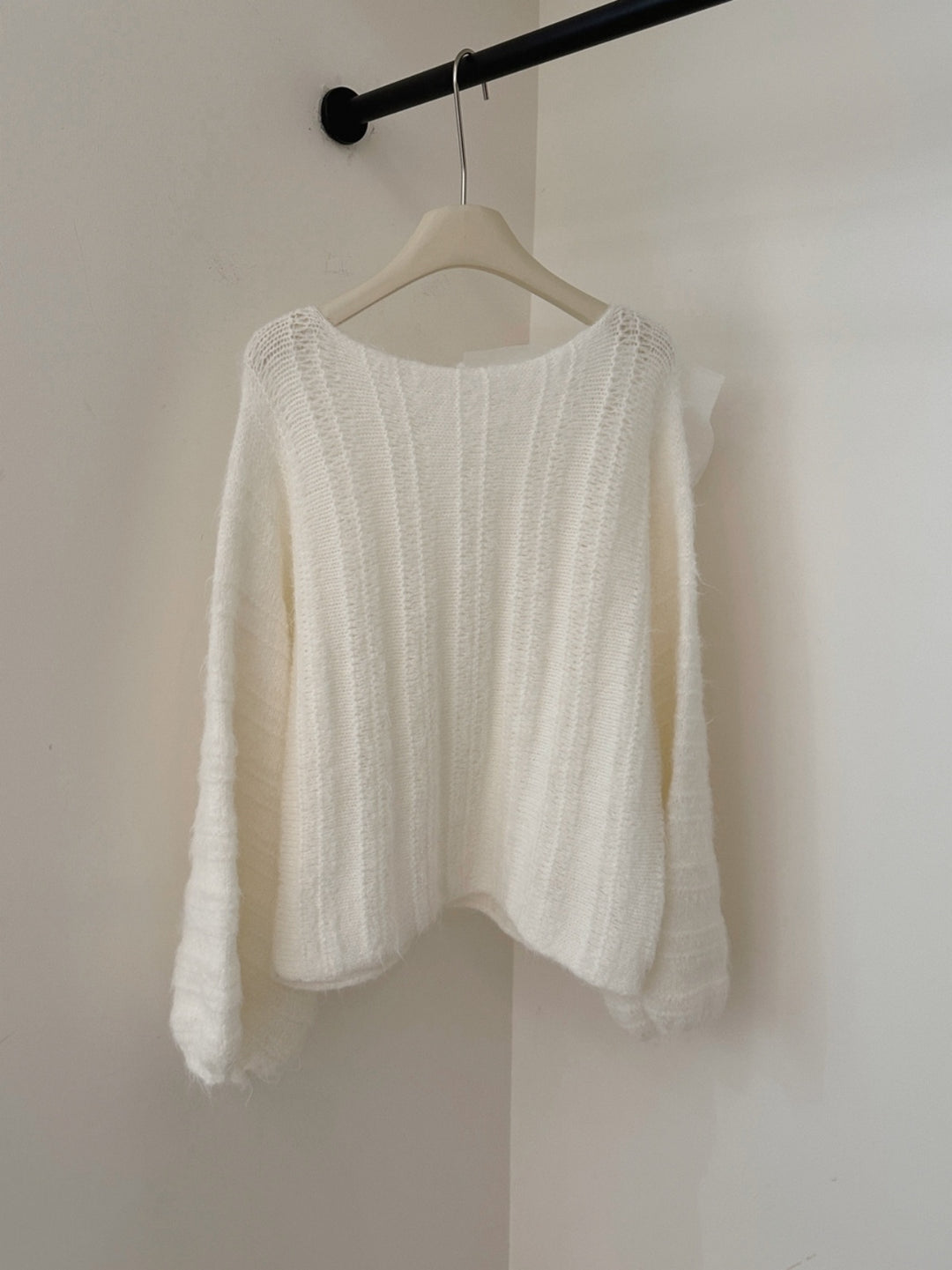【tops】ビッグリボンニットトップス Q9248