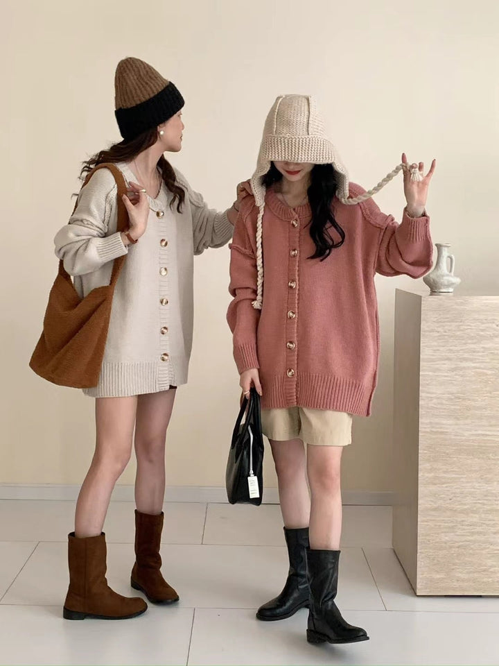 【outer】ニットカーデ　M26004