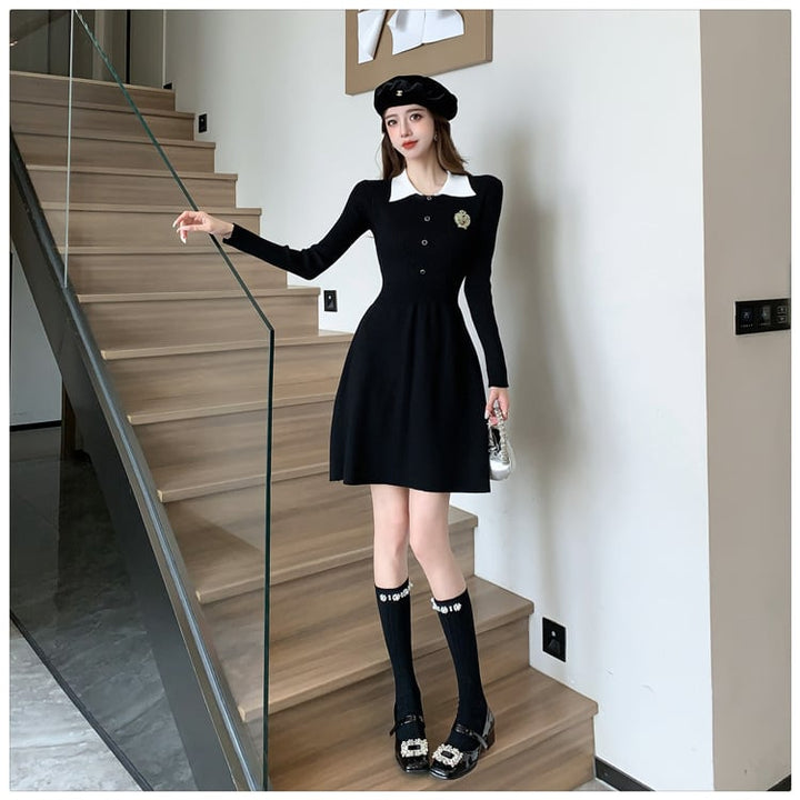 【dress】ニットワンピース　M26354