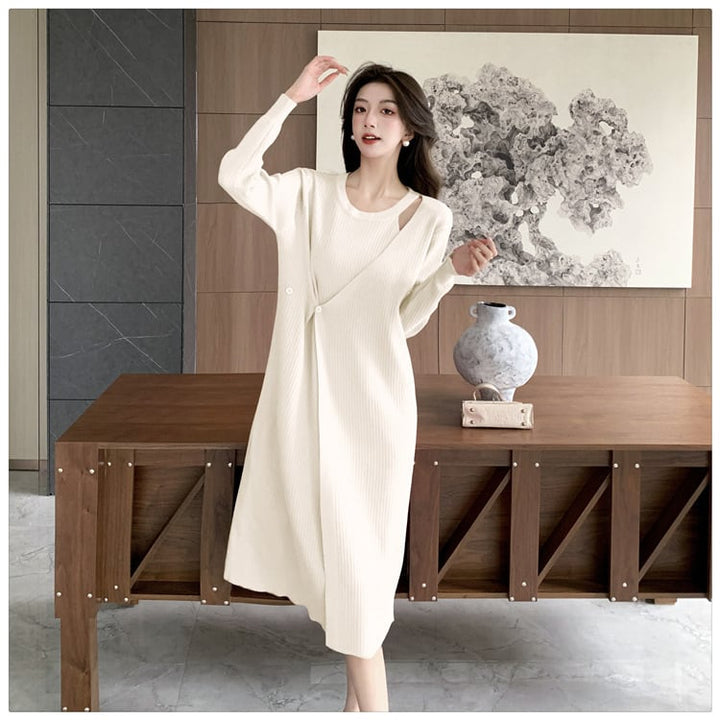 【dress】ニットワンピース　M26054