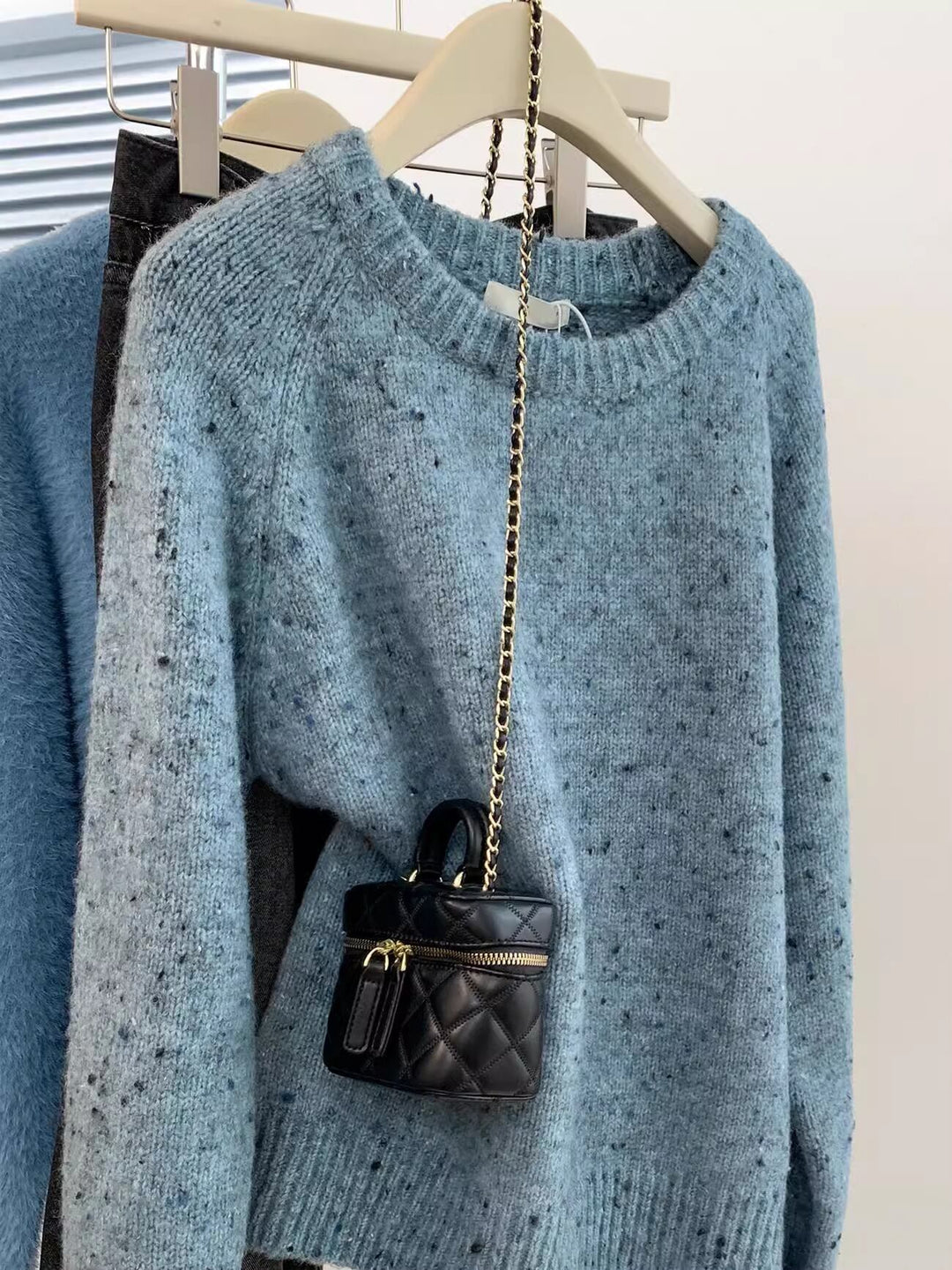 【tops】クルーネックニットセーター　M29244