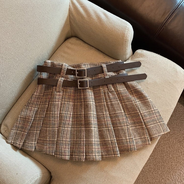 【bottoms】プリーツスカート　M27357