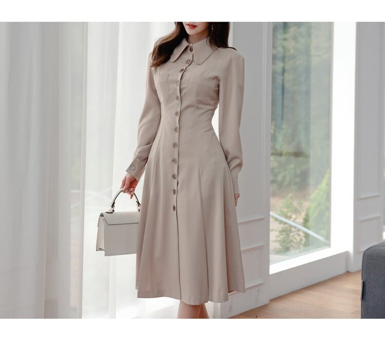 【dress】女性力を高める～OL、通勤デートワンピース　M17281