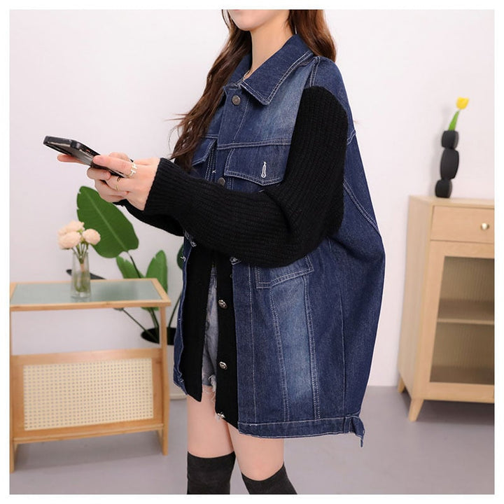 【outer】ドッキングニットカーデ　M19335