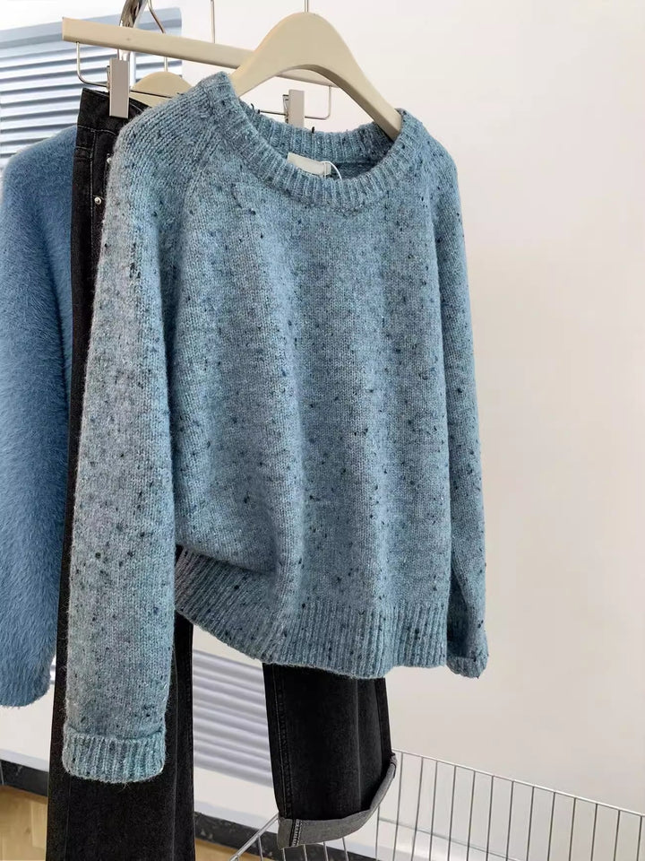 【tops】クルーネックニットセーター　M29218