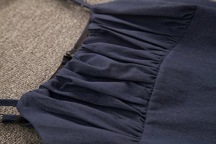 【set】レーストップス+キャミワンピースセットアップ　M16899