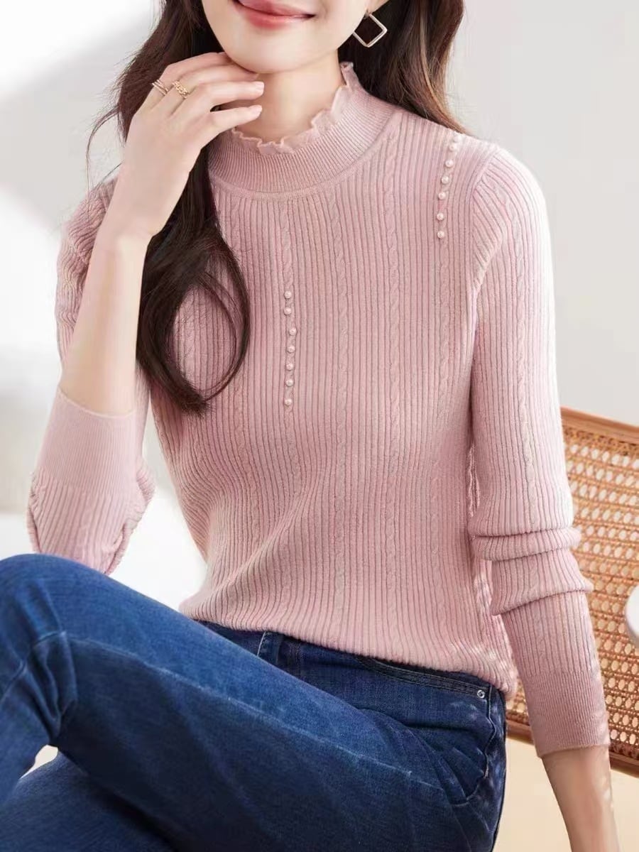 【tops】ニットトップス　M26449