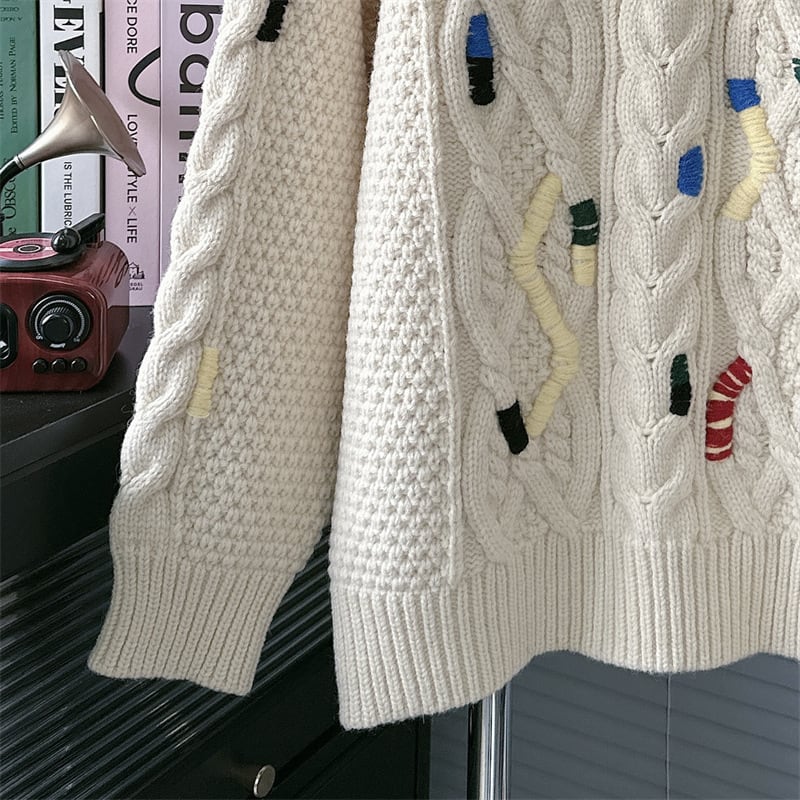 【tops】クルーネックニットセーター　M27921