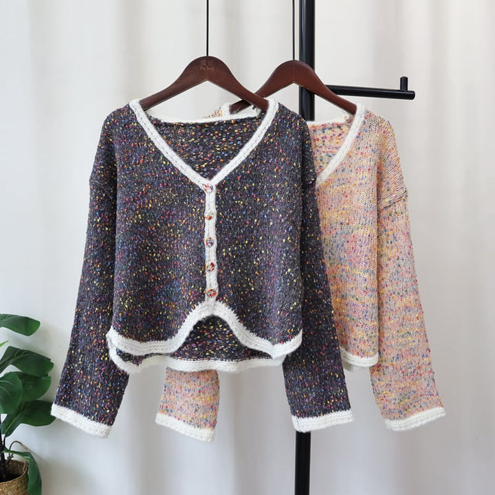 【outer】ニットカーデ　M26599