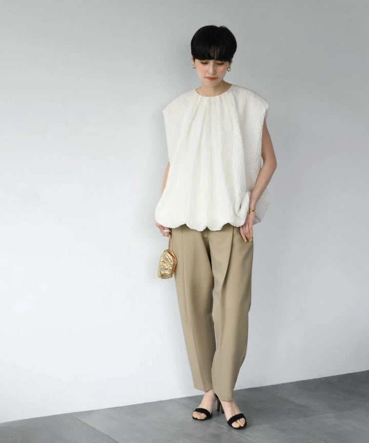 【tops】ジャカードトップス　M24075