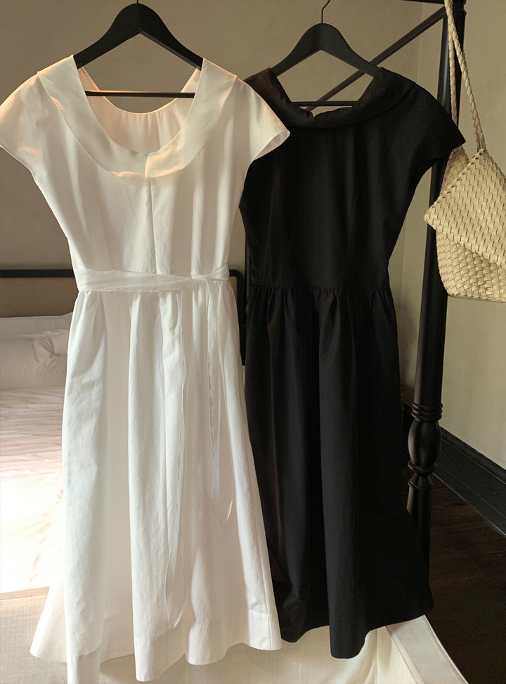 【dress】2色展開ロングワンピース Q8654