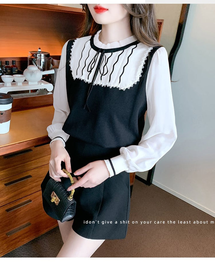 【tops】チュールシャツトップス　M20997