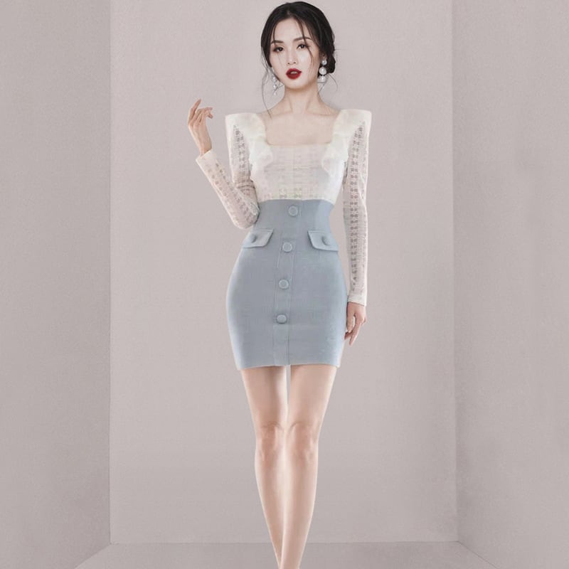 【dress】知的で品の良い♡エレガントデートワンピース　M17609