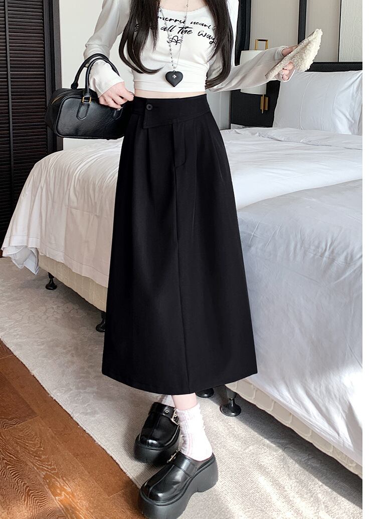 【bottoms】ロング丈スカート　M29357
