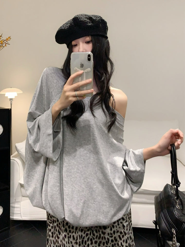 【tops】ワンショルダートップス Q9017