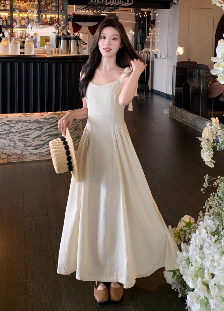 【dress】Aラインロングキャミワンピース Q9112