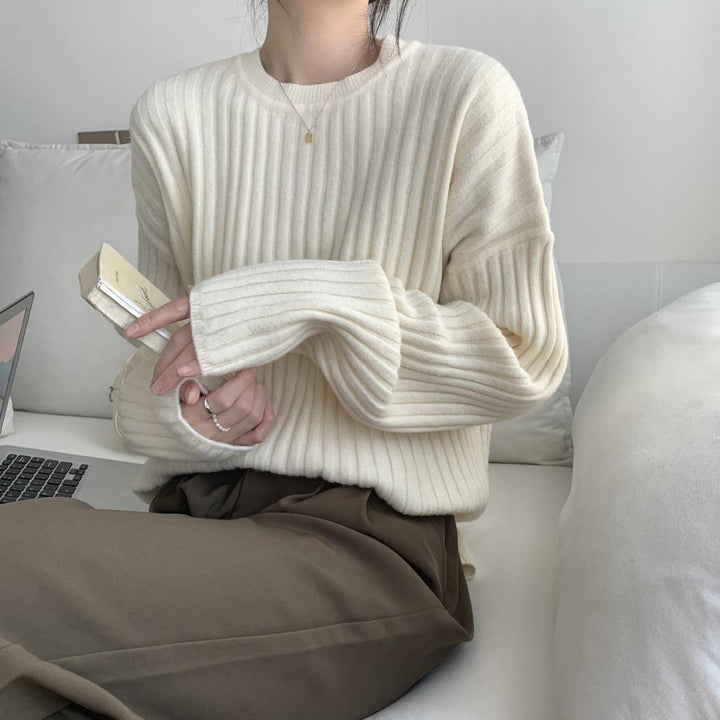 【tops】ニットプルオーバー　M19007