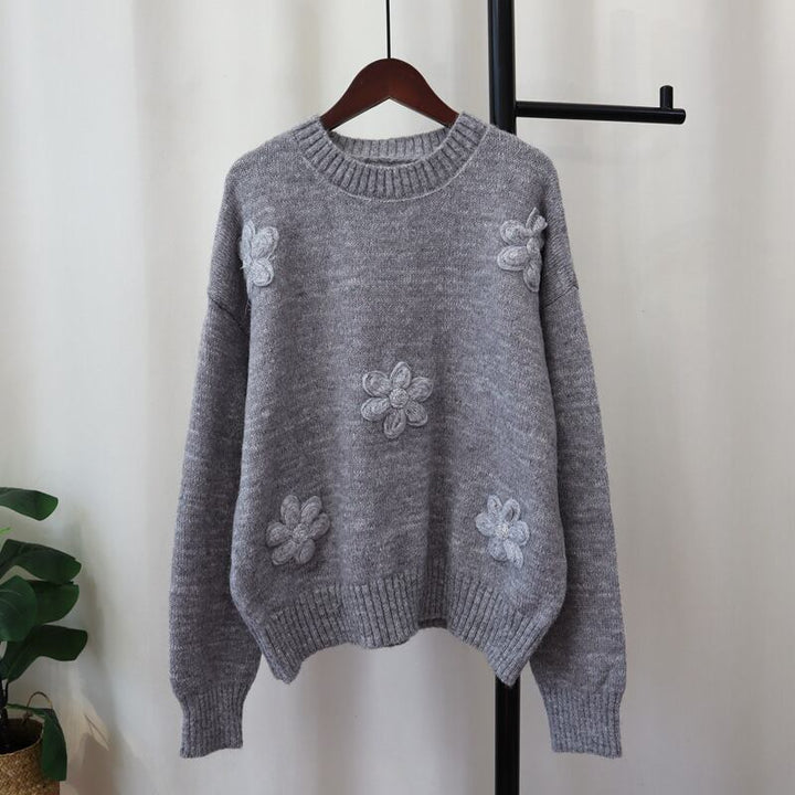 【tops】クルーネックニットセーター　M27901
