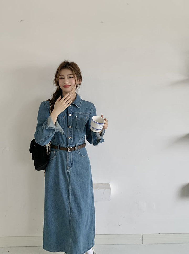 【dress】デニムワンピース　M25503