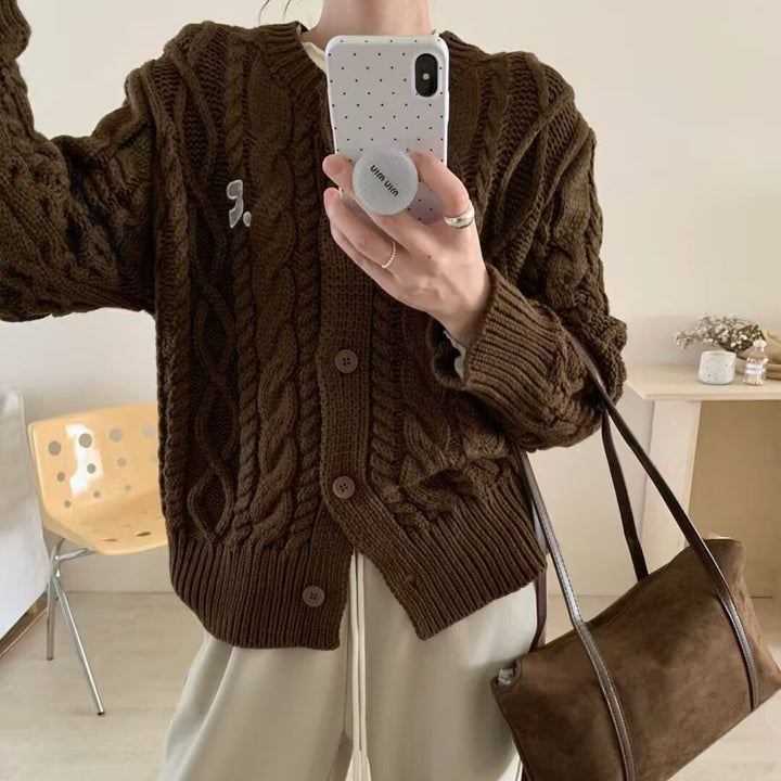 【outer】ニットカーデ　M28823