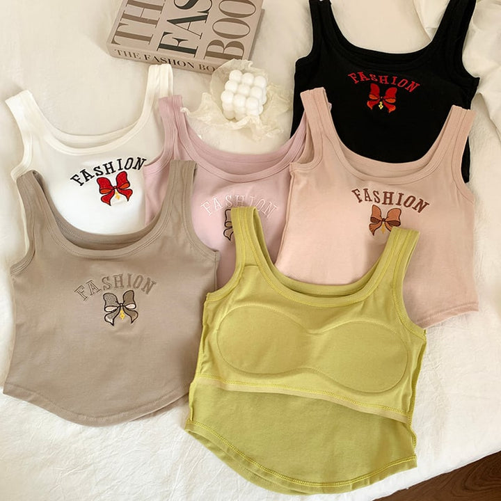 【tops】プリントキャミソール　M25085