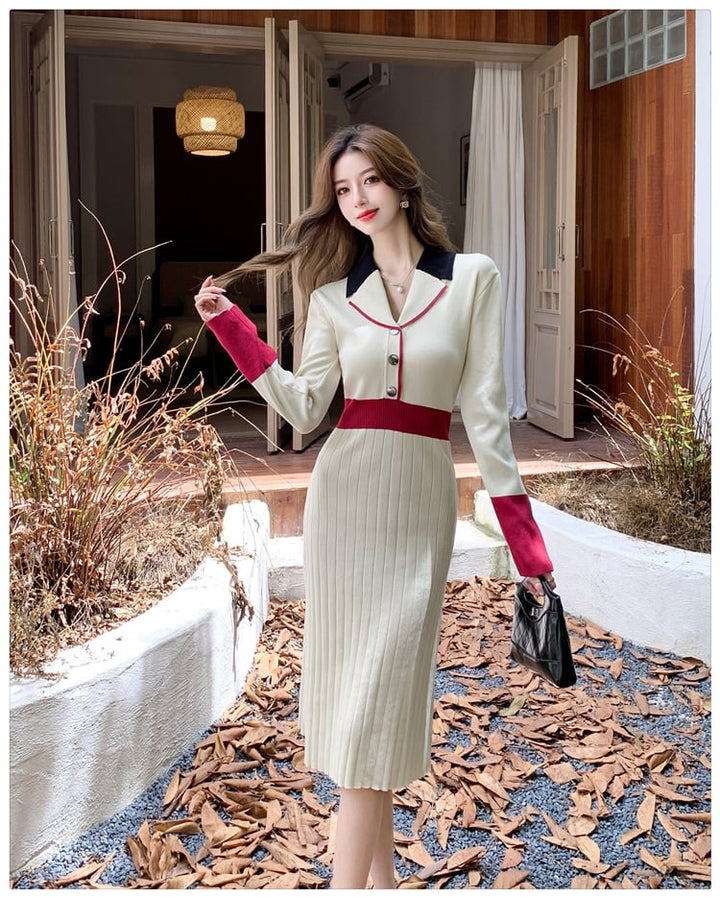 【dress】ニットワンピース　M27470