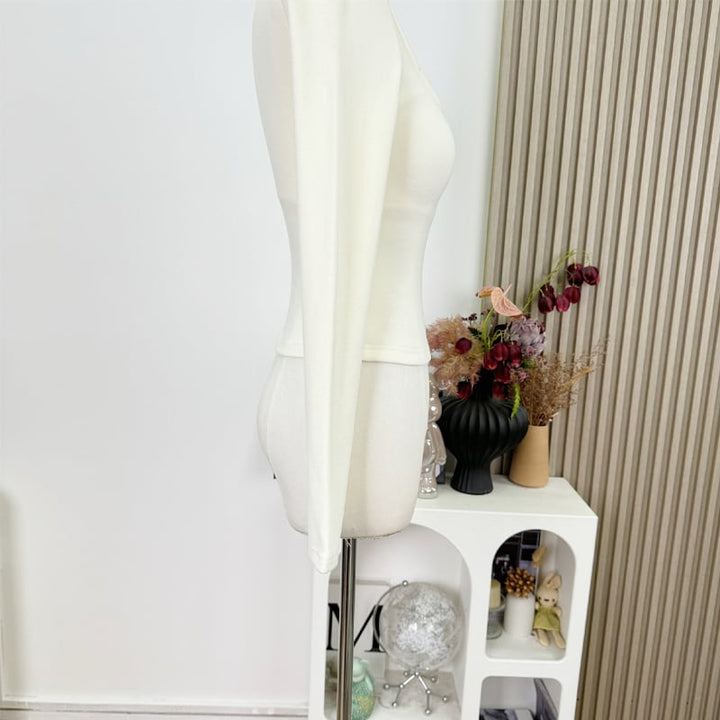 【tops】胸パット付きストラップデザイントップス Q7663