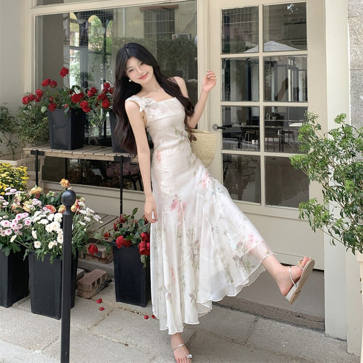 【dress】花柄デートワンピース　M29982