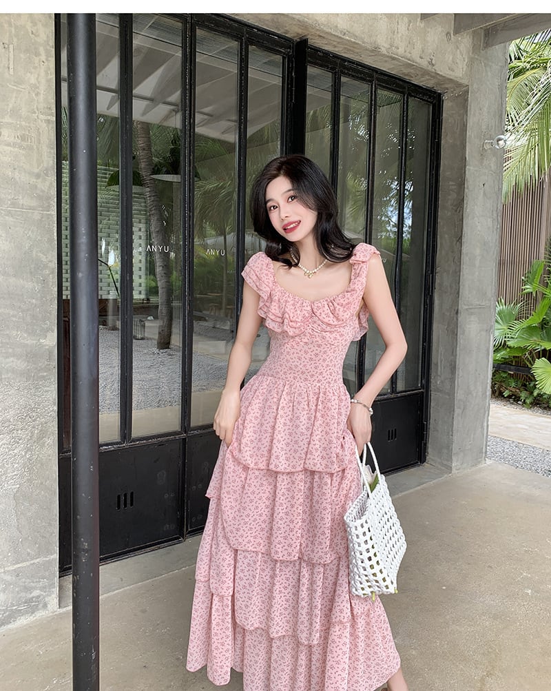 【dress】フリルワンピース　M21769