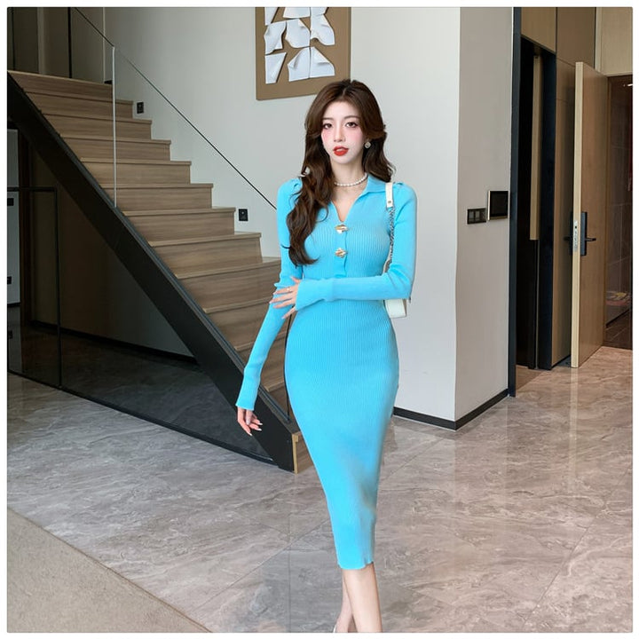 【dress】ニットワンピース　M25497