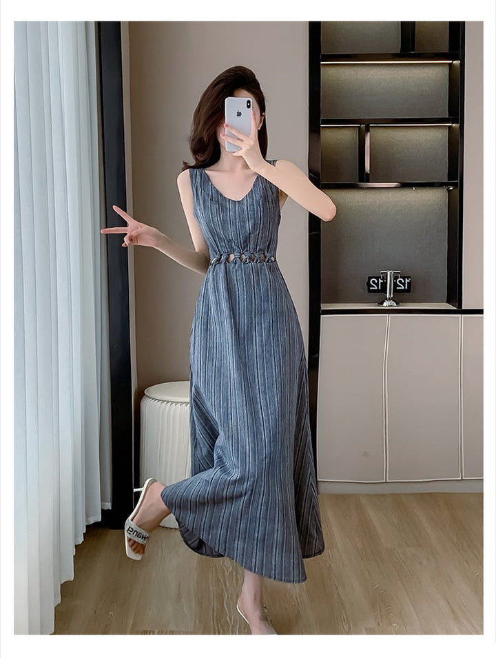 【dress】ノースリーブワンピース　M25098