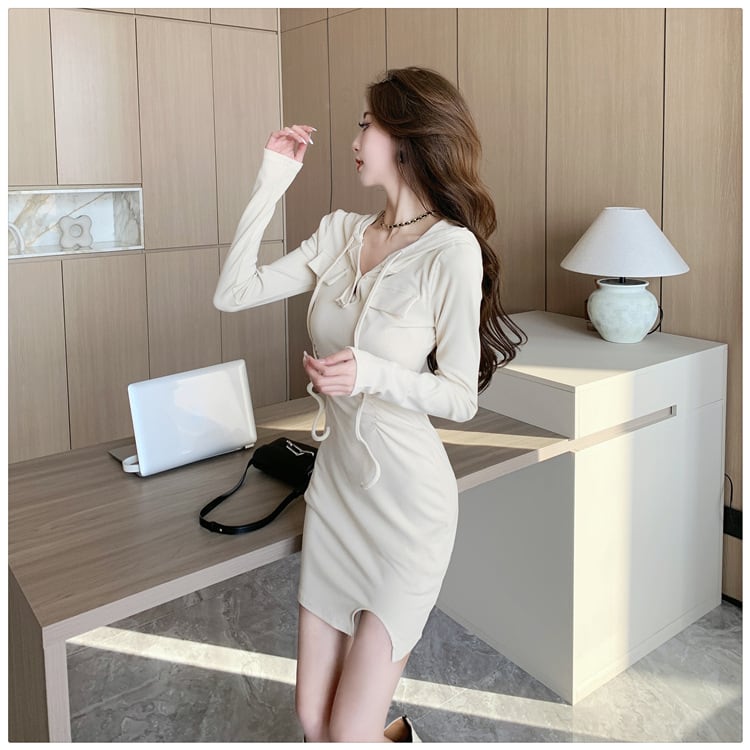 【dress】フード付きワンピース　M18198