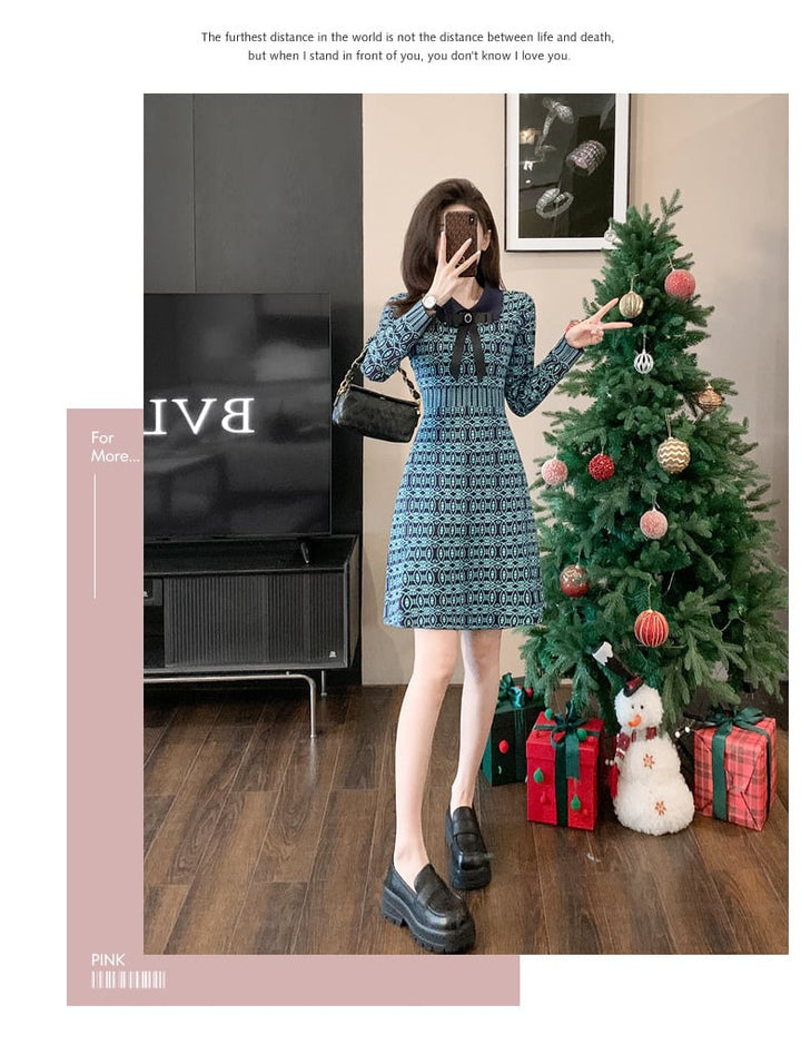 【dress】リボン付きワンピース　M25465