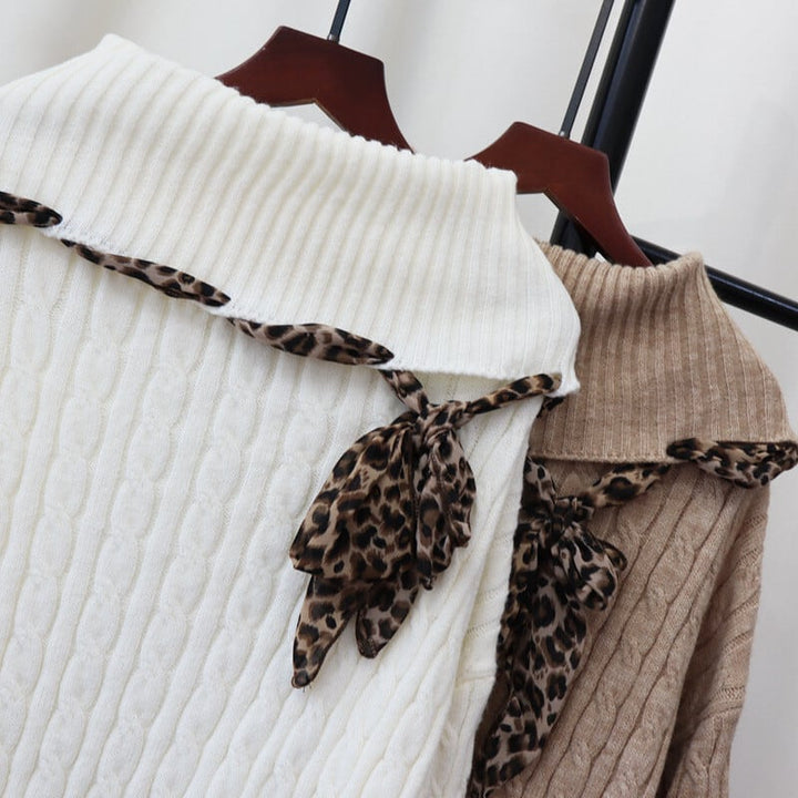 【tops】ボートネックニットセーター　M26870