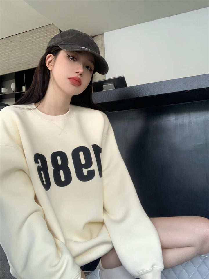 【tops】裹起毛プルオーバー　M26672