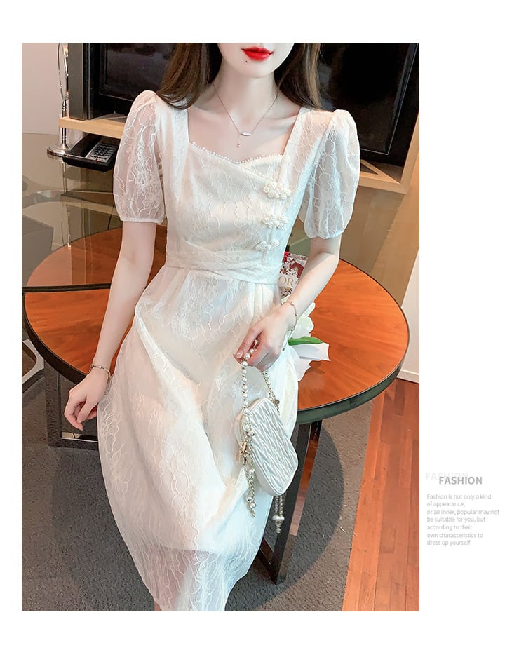 【dress】知的で品の良い♡エレガントデートワンピース　M17295