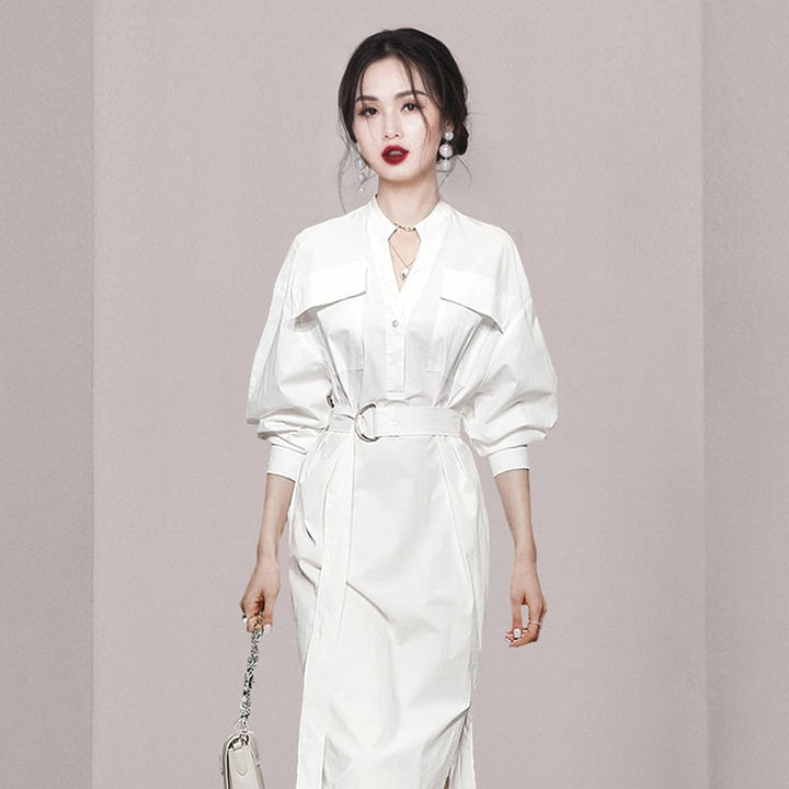 【dress】高級感 chicファッションデートワンピース　M17321
