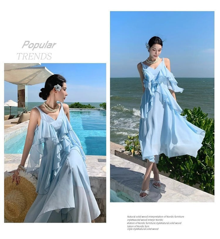【dress】キャミデートワンピース　M30112