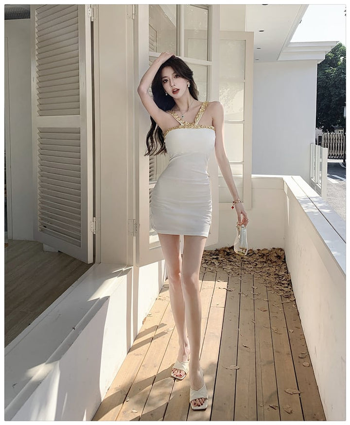 【dress】ビジューワンピース　M28834