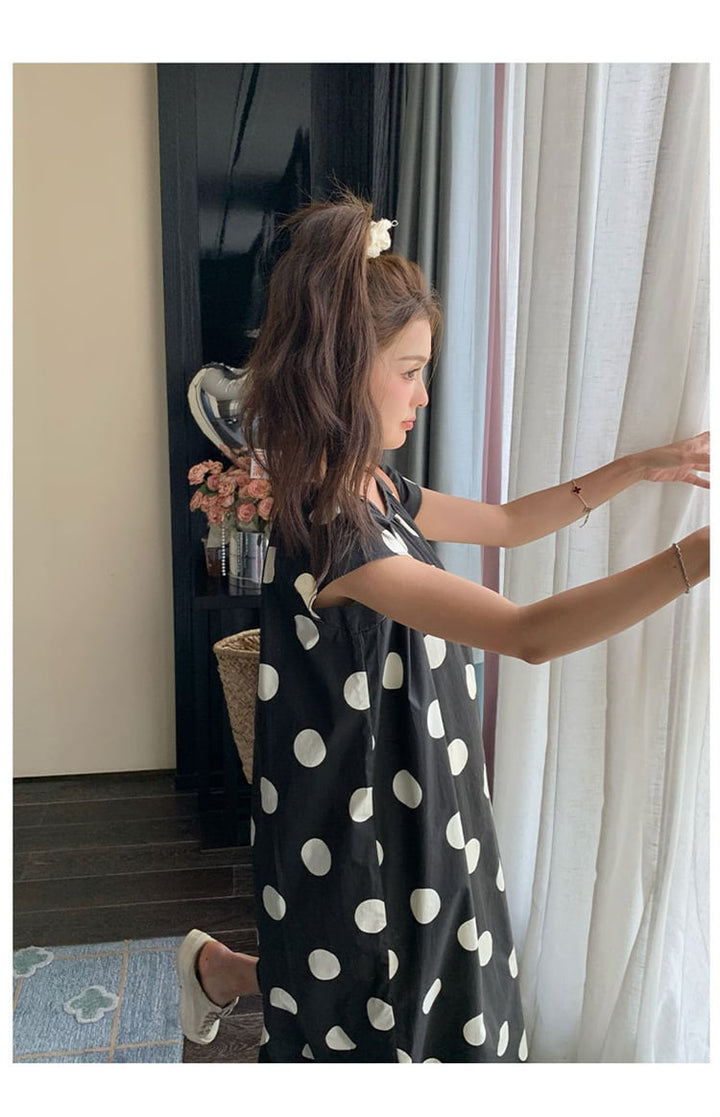 【dress】ドット柄ワンピース　M23927