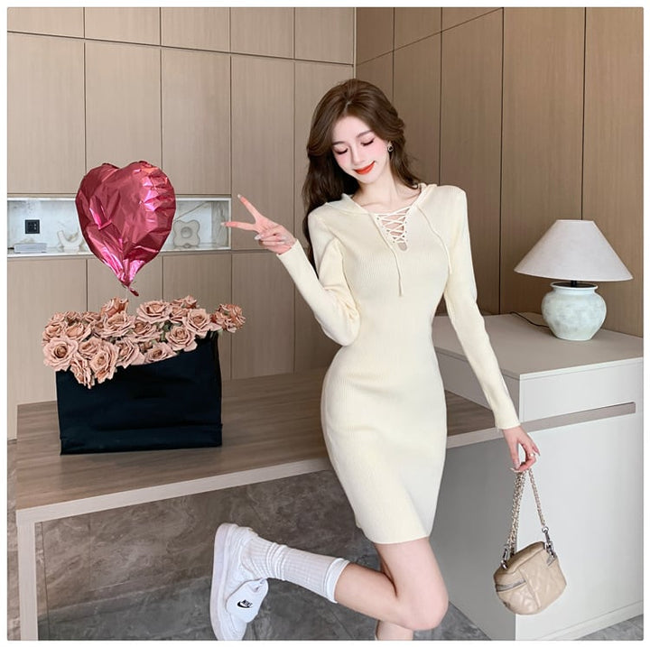 【dress】フード付きワンピース　M18296