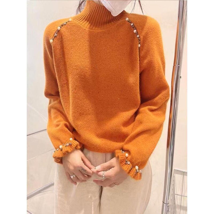 【tops】パールニットセーター　M29080