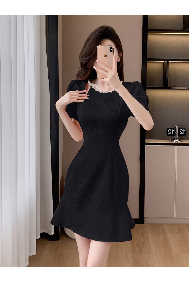 【dress】ビジューワンピース　M24453