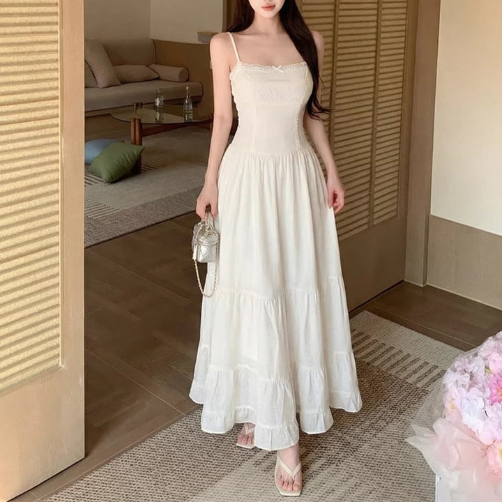 【dress】ロングキャミワンピース Q8250