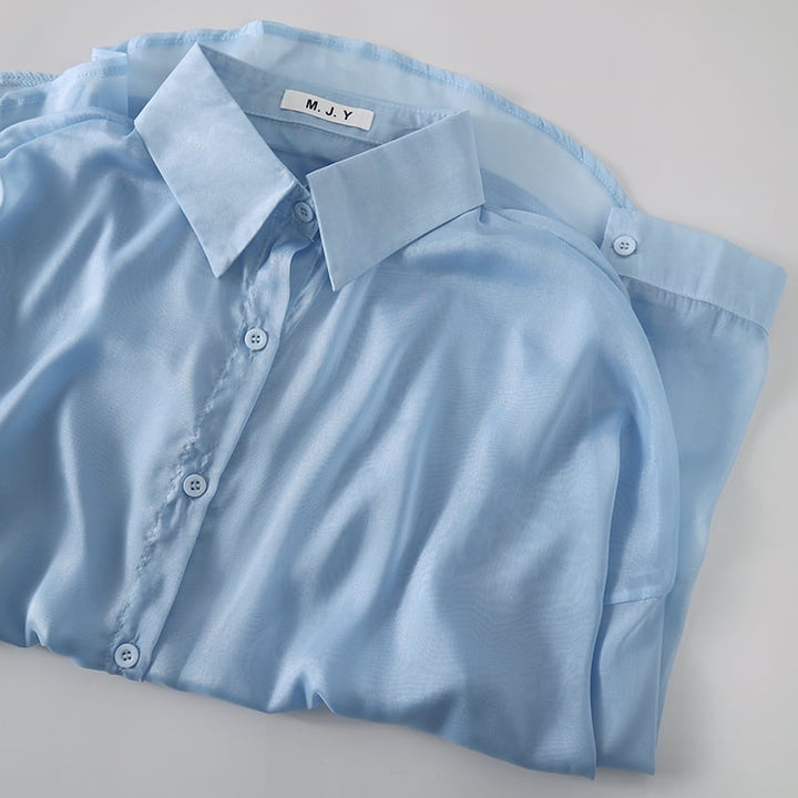 【tops】紫外線対策シャツトップス　M24689