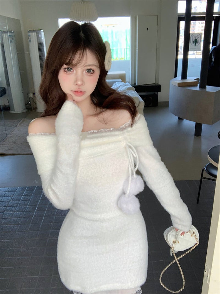【dress】ボートネックワンピース　M26921