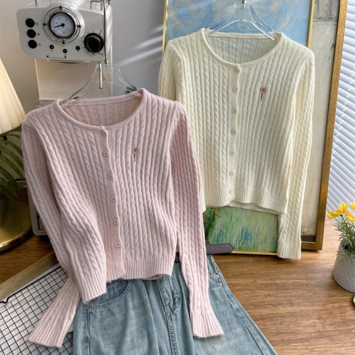 【outer】ニットカーデ　M26576