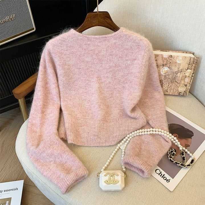 【outer】Vネックニットカーデ　M26414