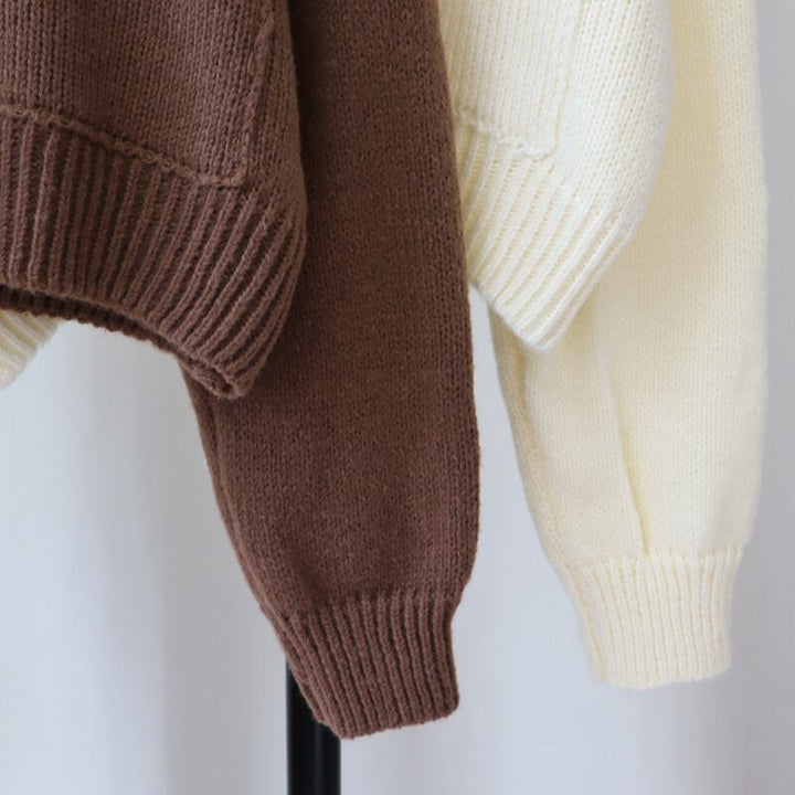 【outer】ファスナーニットカーデ　M27908
