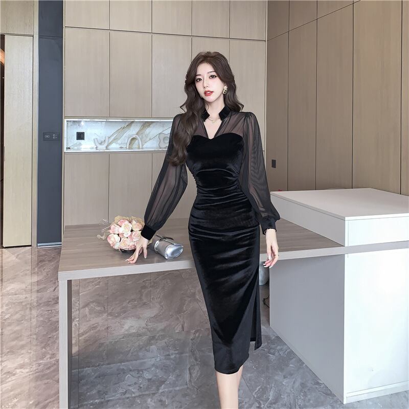 【dress】ドッキングワンピース　M18649